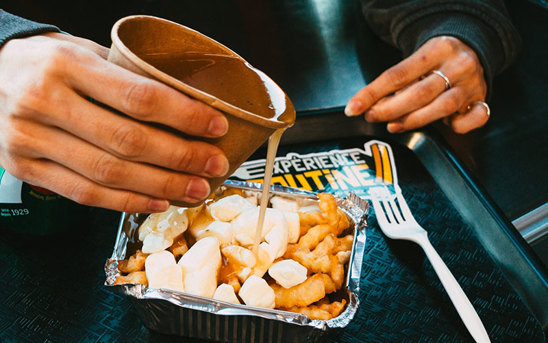 La Petite Vache Princeville — poutine sauce BBQ
